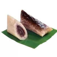 豆 沙 粽