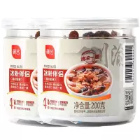 展艺 冰粉粉配料冰粉专用伴侣含花生碎葡萄干山楂碎芝麻 200g/罐(罐)