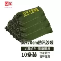 防汛沙袋防洪专用地下室电梯井挡水楼宇厂房车库地库防积水防洪涝 标准款30*70 10条装