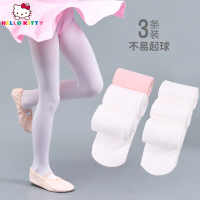 HelloKitty女童连裤袜春夏薄款儿童打底裤袜宝宝丝袜小女孩白色舞蹈袜