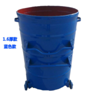 企采严选户外环卫市政大号加厚垃圾桶三轮,1.8mm厚,环卫挂车桶