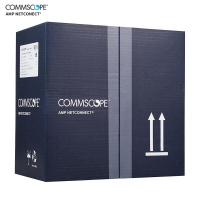 康普(COMMSCOPE) 装超五类网线CAT5e非屏蔽网线箱线 蓝箱