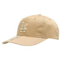 MLB帽子男女帽刺绣运动帽LA棒球帽NY夏季米色鸭舌帽