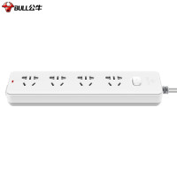 公牛 GN-410 插座(WB)带儿童保护门 新国标插座/插线板/插排/排插 4位总控开关全长5米 单位:个