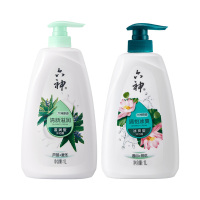 六神 沐浴露 沐浴露套装 冰爽型 清怡冰爽 沐浴露 1L (莲心+荷花)+滋润型 清新滋润 沐浴露 1L (芦荟+麦冬)