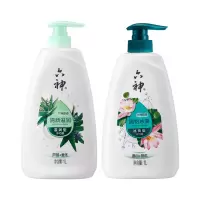 六神 沐浴露 沐浴露套装 冰爽型 清怡冰爽 沐浴露 1L (莲心+荷花)+滋润型 清新滋润 沐浴露 1L (芦荟+麦冬)