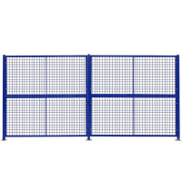 IAM 工厂仓库车间隔离网钢丝网护栏网隔断网户外铁网基坑防护栏2米*1米(固定版)