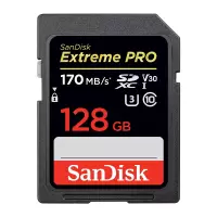闪迪 128GB SD存储卡 U3 C10 V30 4K至尊超极速版数码相机内存卡 nfh