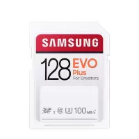 三星 128GB SD存储卡 U3 class10 EVO Plus 4K全高清数码相机卡单反卡