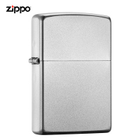 之宝(Zippo)打火机 缎纱镀铬205 经典煤油防风火机