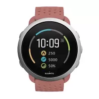 颂拓(SUUNTO)运动手表 SUUNTO 3 健康智能芬兰印象系列 豆沙粉 SS050497000