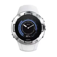 颂拓(SUUNTO)芬兰进口Suunto 5北斗GPS导航多项训练运动智能手表精钢白-SS050304000