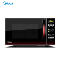 美的(Midea) EG720KG3NR1 光波灸烤20L大容量家用厨房平板微波炉 黑色