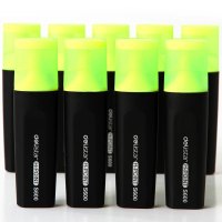 得力deli荧光笔S600糖果彩色荧光记号笔涂鸦笔固体创意水彩笔可选颜色/ 黄色(30支)