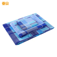 亚京 床单纯棉 蓝条150×210cm YJCD-06/床