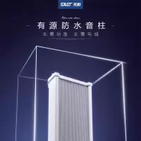 先科有源防水音柱壁挂音响定压广播商铺喇叭音箱