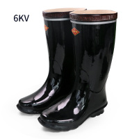 飞鹤 6KV绝缘高筒胶靴(J) 雨鞋 雨靴 高筒靴 40-48码 10双/箱 计量单位:箱