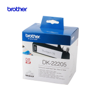 兄弟(brother) DK-22205 标签打印机色带 白底黑字 适用于(QL-1060N/700/570/580N)