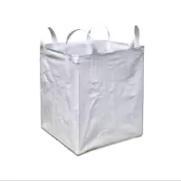 翼辉 吨袋 900×900×1100mm 4吊带 托底+盖布 承重1.5吨 白色