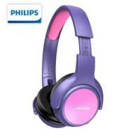 飞利浦(PHILIPS ) 儿童耳机 学习耳机头戴式无线蓝牙耳机低分贝护耳学生耳机耳麦TAKH402