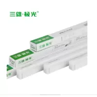 三雄极光 LED灯管 T5灯管 丽致一体化全套日光灯管 暗槽 16W 1.2米 6500K 白光