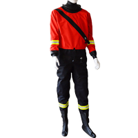 文苏 水域救援套装救生衣牛尾绳 绳包救援手套救援靴割绳刀 干式救援服 干式救援服gk