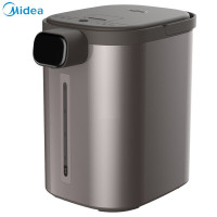 美的（Midea）电热水瓶热水壶家用5L除氯沸腾热水瓶电动出水不锈钢内胆SP50E503 棕色