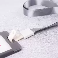 得力 8353 证件卡挂绳 (浅蓝)(12根/包)