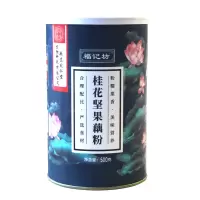 同仁堂福记坊桂花坚果藕粉500g*3罐