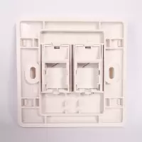 驰上 86型双孔信息模块面板(10个/包)