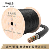 室外30对大对数通信线缆 电话线市话电缆语音通信线缆线径阻燃PE外套1000米ZT-HYA3025