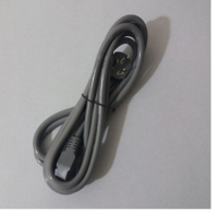 自动麻将机电源线通用加粗加长3米麻将桌电源线机麻配件全铜 灰色加粗3米