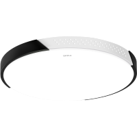 欧普照明 led吸顶灯具房间灯大气圆形简约现代 黑白拼接46cm 米家智控调光