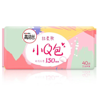高洁丝小Q包纤巧无香150mm40片卫生护垫