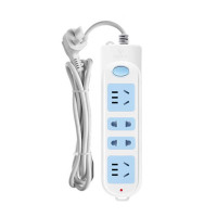 公 牛(BULL)GN-607 插座/插线板/插排/接线板 4位总控全长1.8米 超功率保护插座