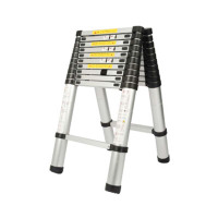 铝合金竹节人字梯3.2+3.2M 兴航发 铝合金梯子人字梯 竹节梯伸缩梯子加厚