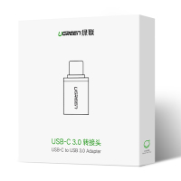 绿联 Type-C转接头USB3.0安卓手机接U盘OTG数据线 苹果MacBook拓展 USB-C扩展坞转换器头