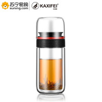 卡西菲 茶水分离玻璃杯K929 310ML（含杯套）