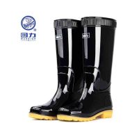 回力雨鞋男士中高筒防水雨鞋户外 雨靴套鞋 HXL807 高筒