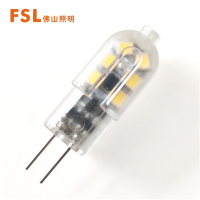佛山照明 FSL LED灯珠 1.5W插泡插脚 12V水晶灯灯泡 黄光