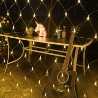 瑞彼欧 LED网灯渔网灯 6×4m 满天星户外草坪装饰灯彩灯闪灯串灯 新年春节元旦晚会装饰灯 暖白24010