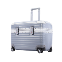 美旅小型拉杆箱(20寸/银色)20寸/银色含摄影内胆包45*26*37cm