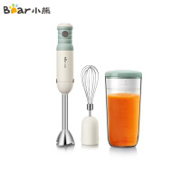 小熊(bear)手持料理棒搅拌机绞肉机家用多功能料理机榨汁机研磨机婴儿辅食机 JBQ-B50H2 一机三用