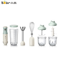 小熊(bear)手持料理棒搅拌榨汁机打蛋器绞肉机研磨机多功能果汁机婴儿辅食机 JBQ-B50E1