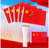 带杆手持五星红旗