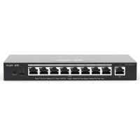 锐捷(Ruijie)智能监控Poe交换机 企业级办公监控工程交换器 宿舍监控分流器 网线分线器