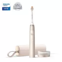 飞利浦sonicare 尊享系列成人声波震动智能高定电动牙刷 香槟金 HX9996/11
