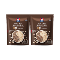 桂格(QUAKER) 燕麦·黑麦高纤混合麦片 900g*2袋装