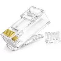 TP-LINK 水晶头 RJ45 100/盒