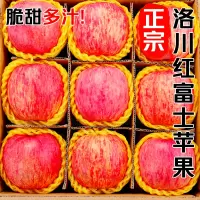 冠町 陕西洛川苹果 中果5.5斤装(净重约4.8斤75-80mm)新鲜水果生鲜
